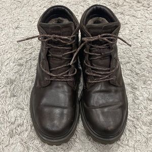 Ecco Mens Tred Tray Classic Boots Brown Leather (9)